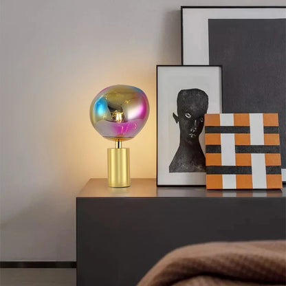 Modern Lava Lampshade LED Table Lamp Bedroom Living Room Restaurant Ambient Desk Lamp Creative Home Decoration Gifts Night Light