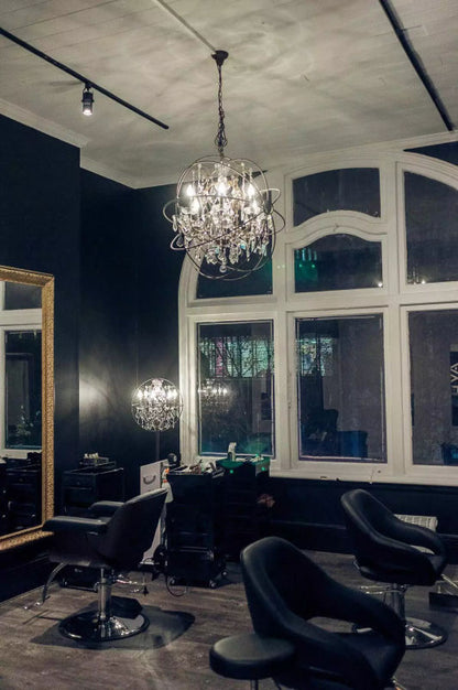 Rustic Orb Chandelier farmhouse kitchen Island light