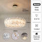 Modern Luxury Lotus Leaf Glass Chandelier Luxury Crystal Pendant Light