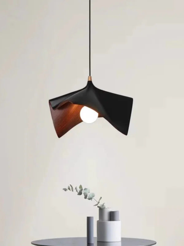 Candeeiro suspenso retro japonês de design exclusivo para restaurantes, mesa de jantar redonda moderna e minimalista, candeeiro suspenso artístico para balcão de bar. 