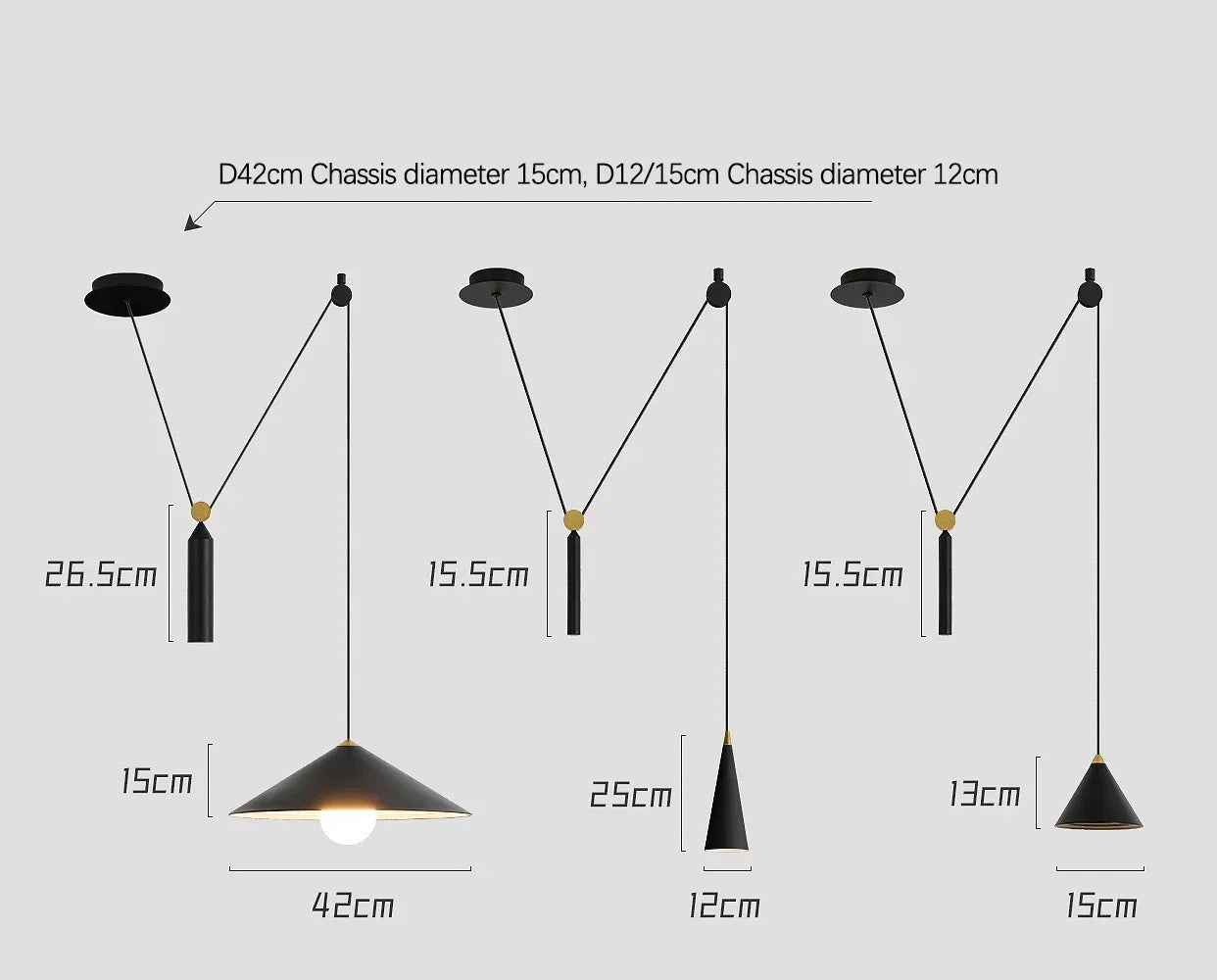 Modern minimalist Linear pendant light Nordic Industrial hanging light