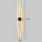 Modern Long Wall Lamp luxury minimalist black gold background LED Wall lights