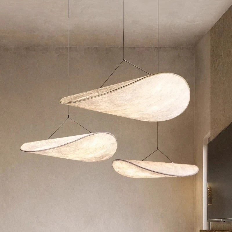 Tense Pendant Light Vertigo LED Silk Pendant Light Fabric Hanging Lamp
