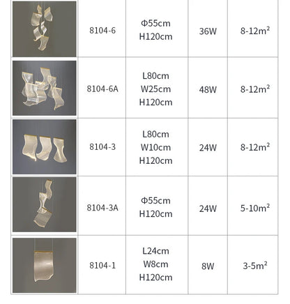 Rinkle Suspended Lights Modern Guide stairwell Chandelier