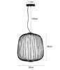 Creative Iron Pendant Lights Modern Chandelier Ceiling Lamp for Living Room Hanging Lamp Home Decor Dining Room Light Suspension