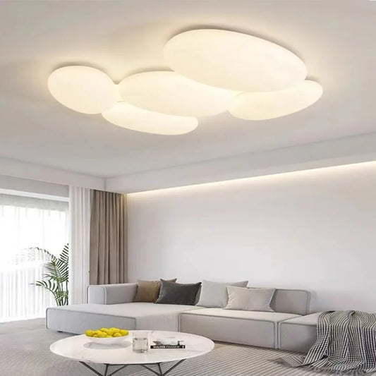 Milky white Ceiling Lamp esthetic room ceiling light fittings