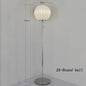 Nelson bubble table lamp wabi sabi white Silk floor light Danish designer Living Room Sofa Side Bedroom Bedside Led Standing Lam