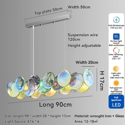 Camisa Murano Glass Chandelier Living Room art deco chandelier