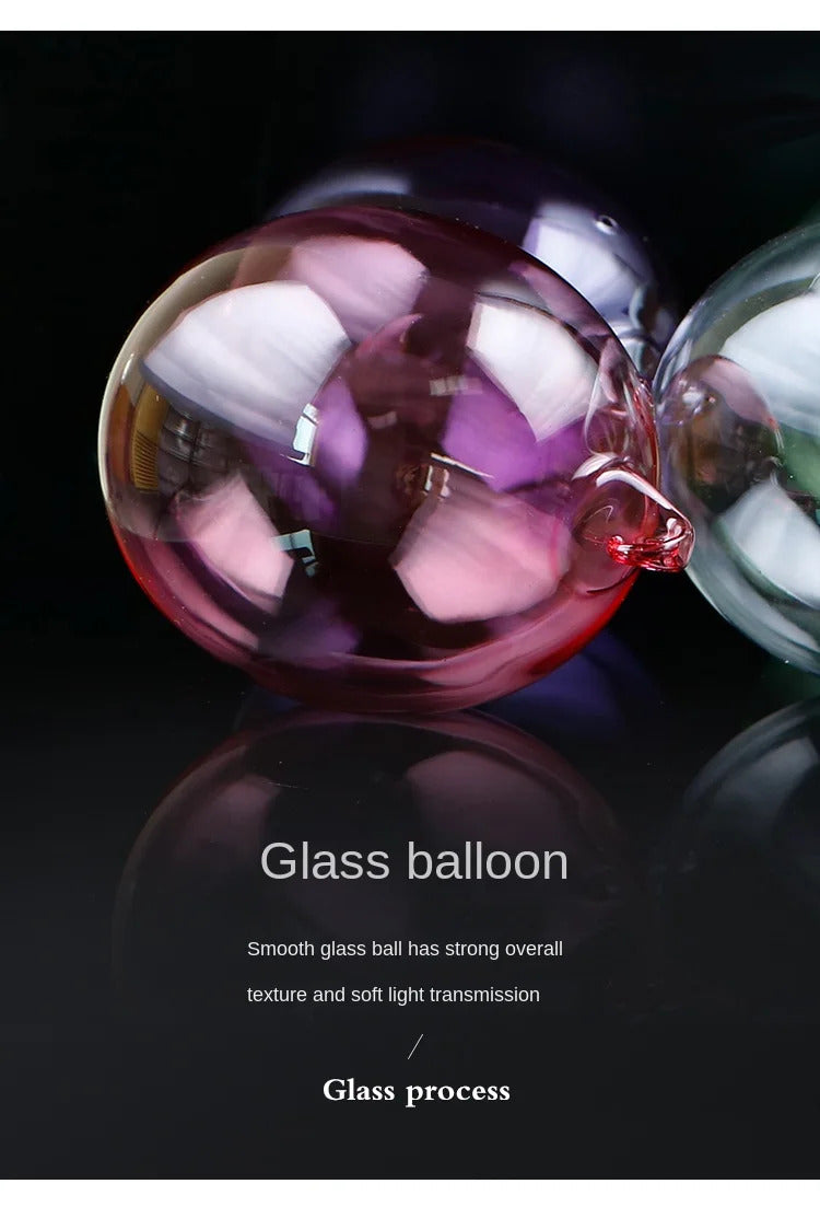 Gross glass bubble Pendant lamp bedroom kitchen island light