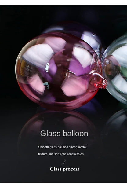 Gross glass bubble Pendant lamp bedroom kitchen island light