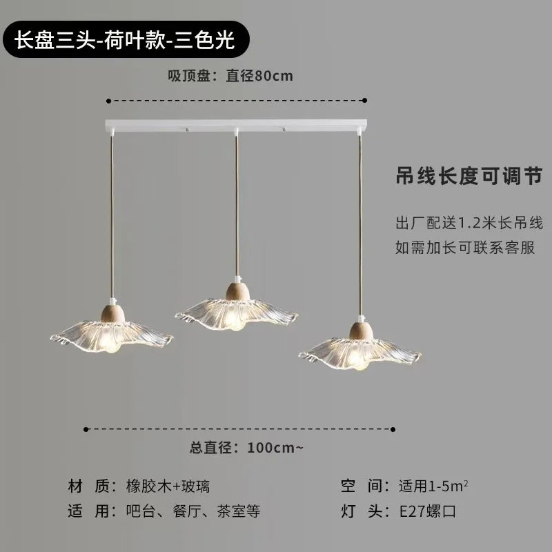 Lotus Flower Chandelier Modern Glass Flowers Led Chandelier