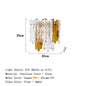 Modern Melting Ice Whiskey chandelier Italy Designer Luxury crystals Amber pendant lamps