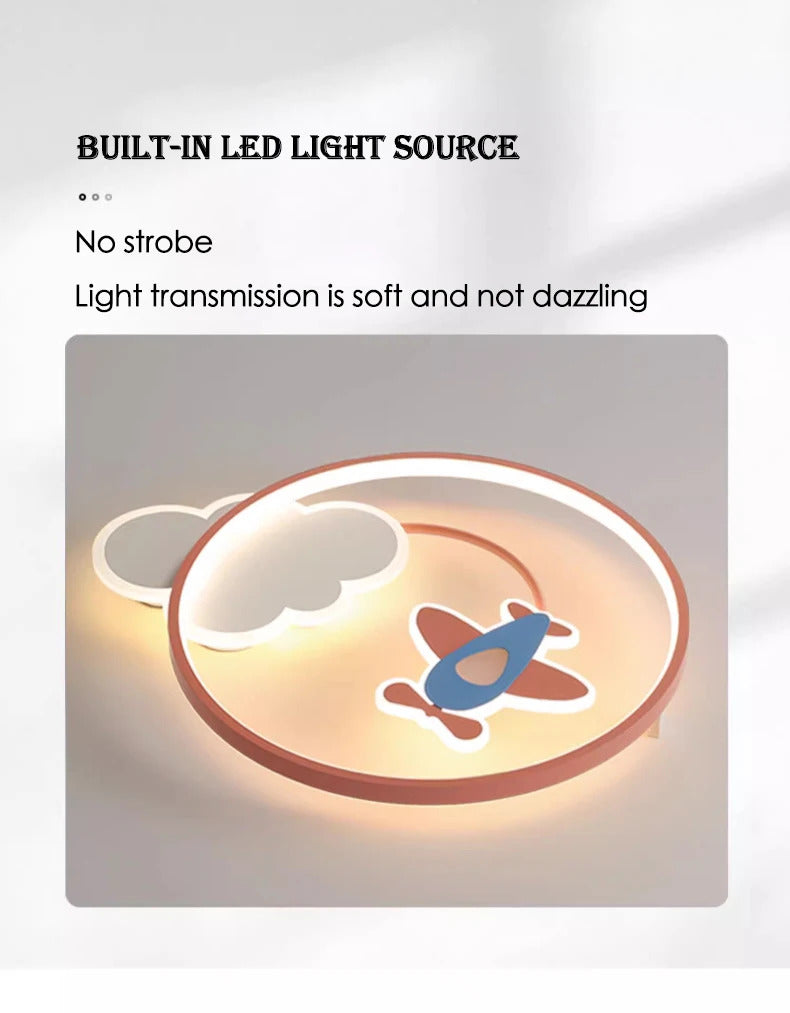 Children's Room Baby Room Ceiling Light LED Warm Boy Girl Bedroom Ceiling Lamps