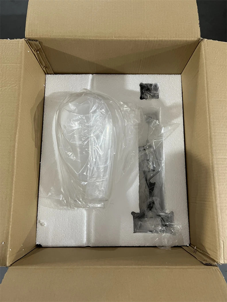 Italian Vintage Dimmable Table Lamp Rotary Glass Desk Light