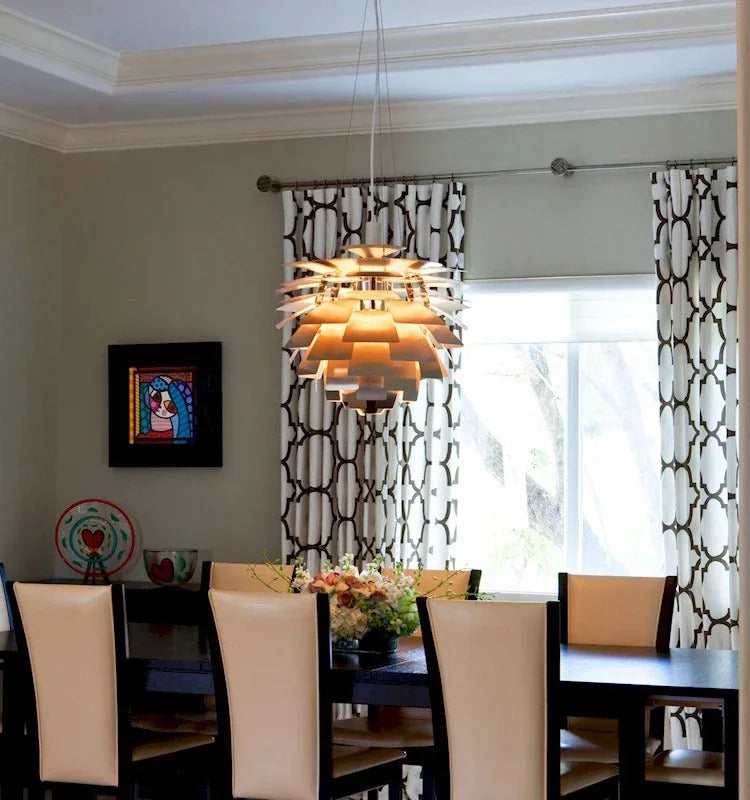 Denmark PH Pinecone Pendant Chandelier Aluminum LED Suspension Lamp