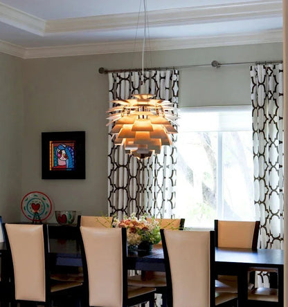 Denmark PH Pinecone Pendant Chandelier Aluminum LED Suspension Lamp