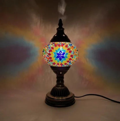 Turkish mosaic glass Table Lamp home bedside table lamp
