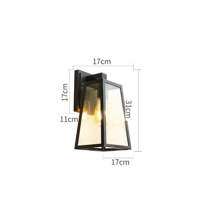 Outdoor Waterproof Wall Lamp Modern Villa Corridor Garden Exterior Lamp Wall light