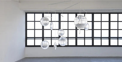 Yuji Okitsu Chandelier LED Round clear glass light replica designer furniture lighting lamp