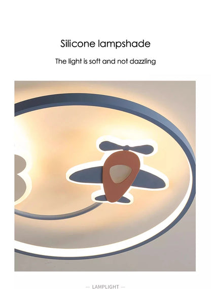 Children's Room Baby Room Ceiling Light LED Warm Boy Girl Bedroom Ceiling Lamps