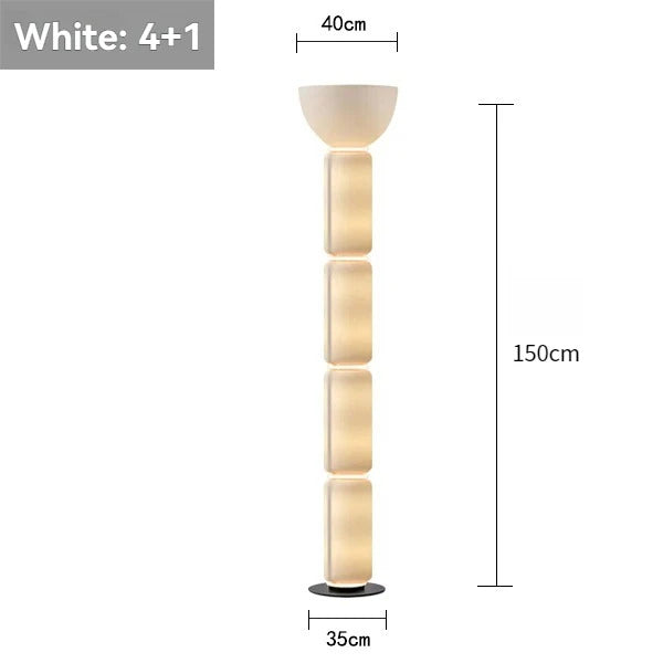 Italy Design LED Floor Lights Heavy Glass Modern Bright Floor Lamps