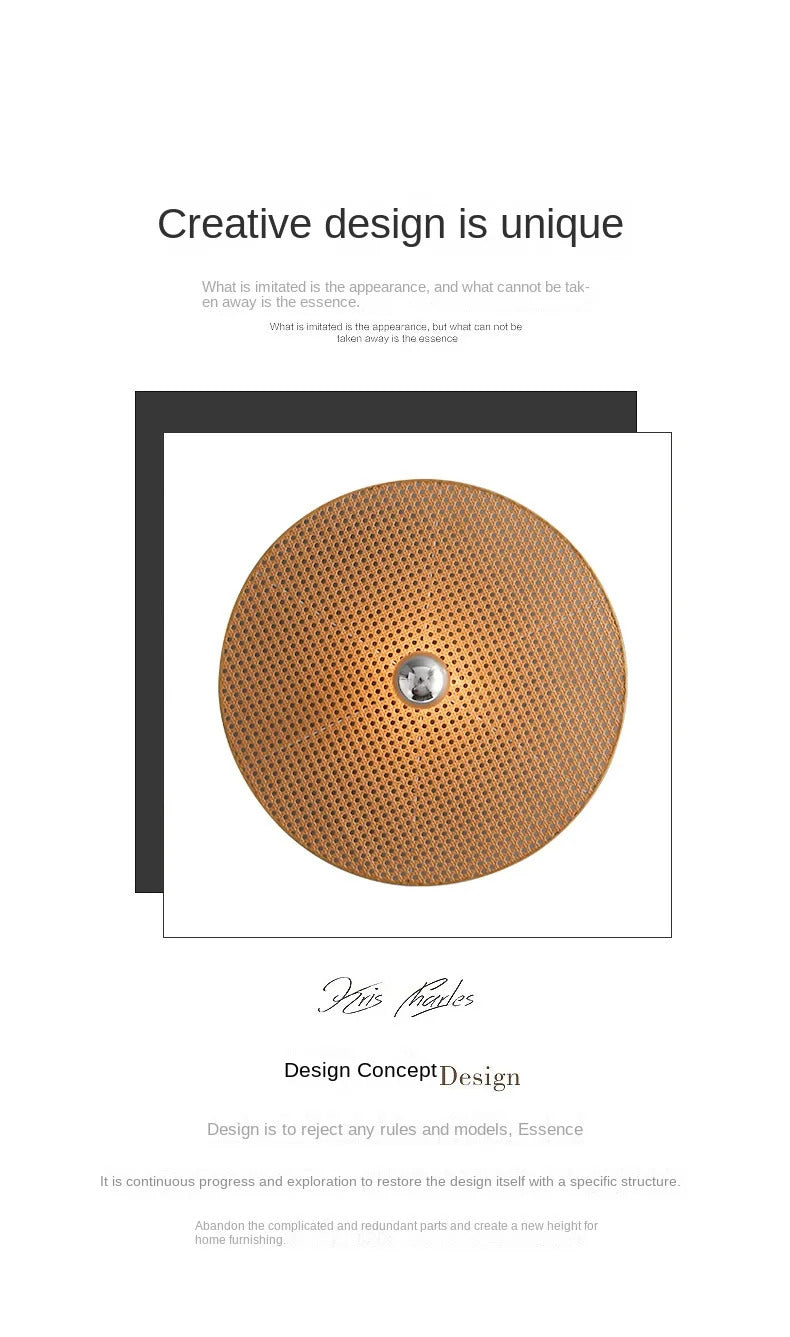 Tan Tan Wall Lamp Home Bedroom Lighting