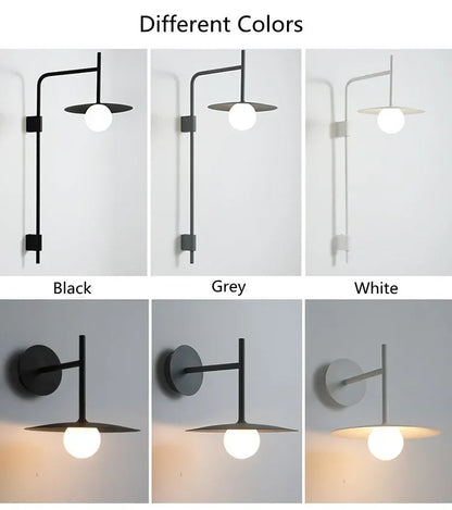 Nordic wall light living room Modern Minimalist Creative mirror wall Wall Lamp