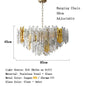 Modern Melting Ice Whiskey chandelier Italy Designer Luxury crystals Amber pendant lamps