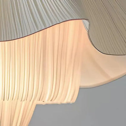 Nordic Petal Shaped French Chandelier Romantic Cream Style Pendant Lamp