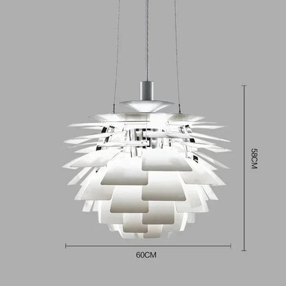 Denmark PH Pinecone Pendant Chandelier Aluminum LED Suspension Lamp