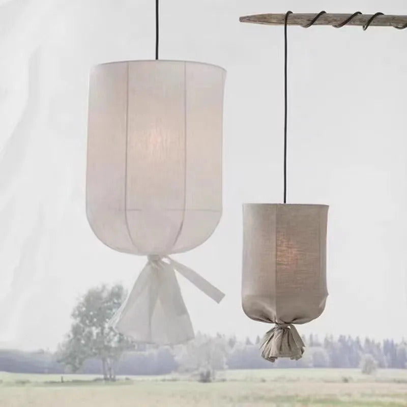 Denmark Linen Cloth Pendant Light Ay illuminate Pendant lamp