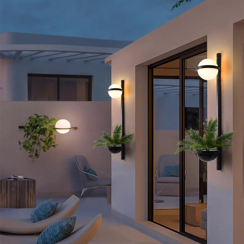 Plant Wall Light Modern Designer Led Study Bedroom Bedside Corridor Luxury Wall Lamp