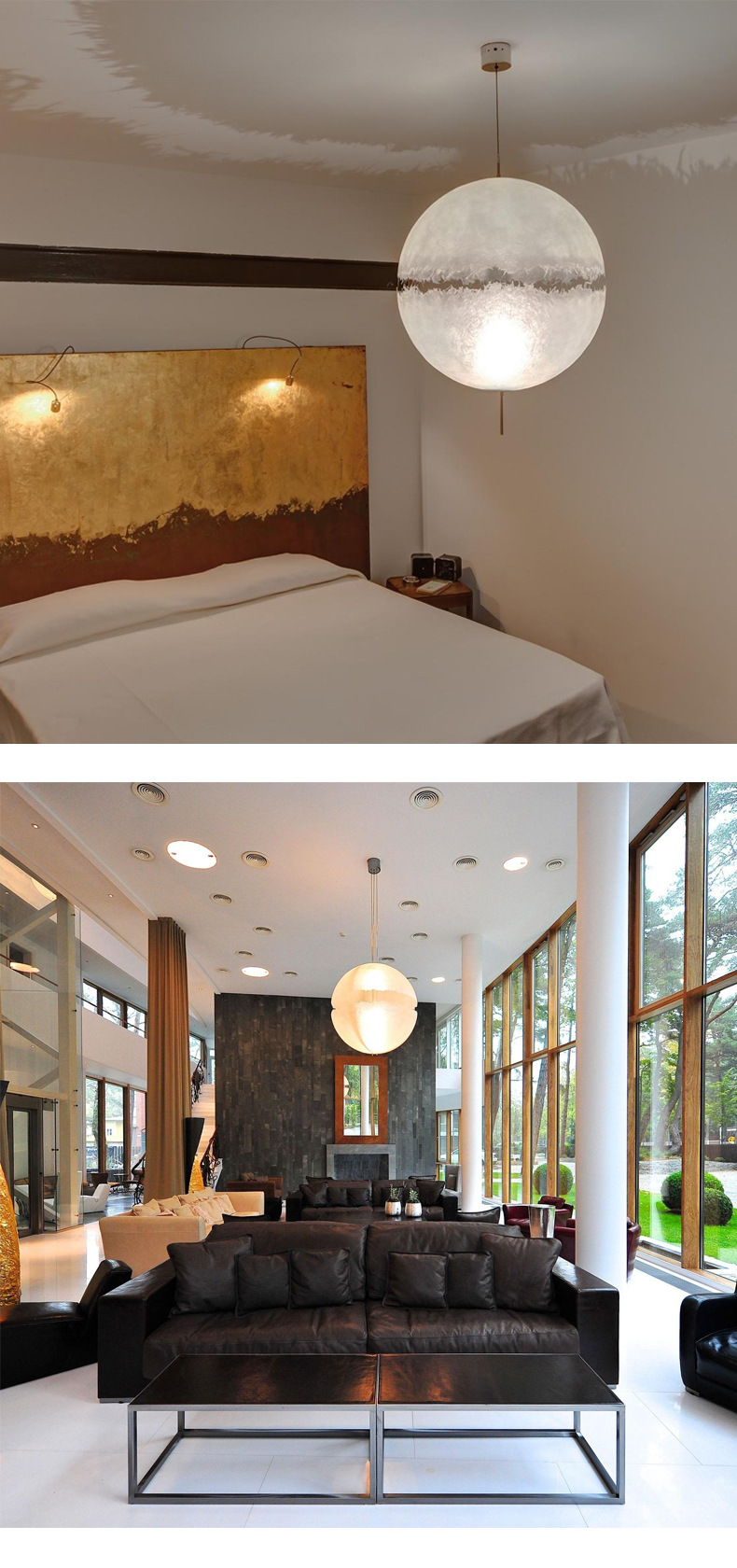 Danish design Moon Pendant light Italian Postkrisi Designer orb chandelier Atmosphere light