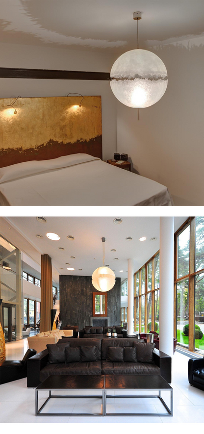 Danish design Moon Pendant light Italian Postkrisi Designer orb chandelier Atmosphere light