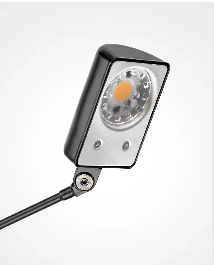 Modern Minimalist Floor Lamp Creative Bedroom Room Office Light Minimalist Study Eye Protection Reading Black Standing Light