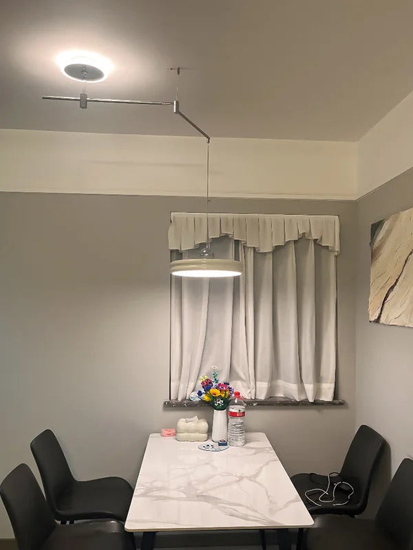 Dining table light modern chandelier Round Reading Desk Light