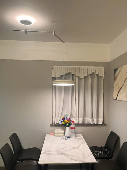 Dining table light modern chandelier Round Reading Desk Light