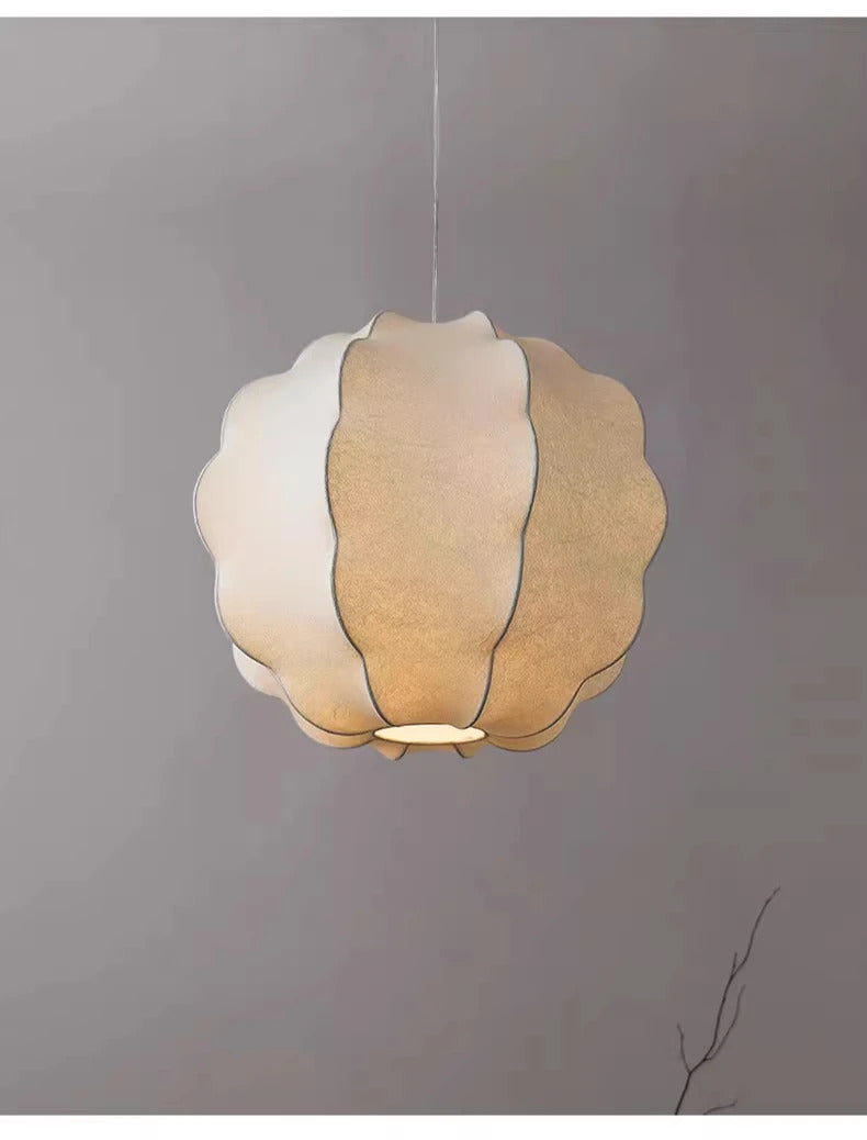 Japan Silk Pendant Light Nordic Creative Silk Chandelier