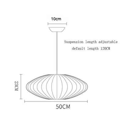 George nelson lamp Hall Dining room Pendent lamp