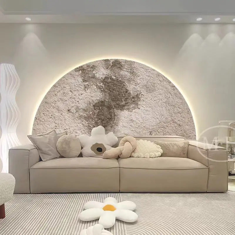 Moon Wall Painting Lamp Creative Minimalist Background wall sconce Wall picture light