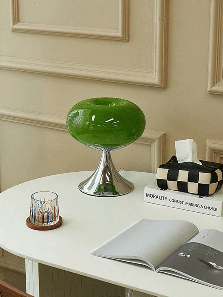 Designer Art Creative Table Lamp Bauhaus Warm Living Room Bedside Lamp LED Table Lamp Glass Decorative Study Reading Desk light