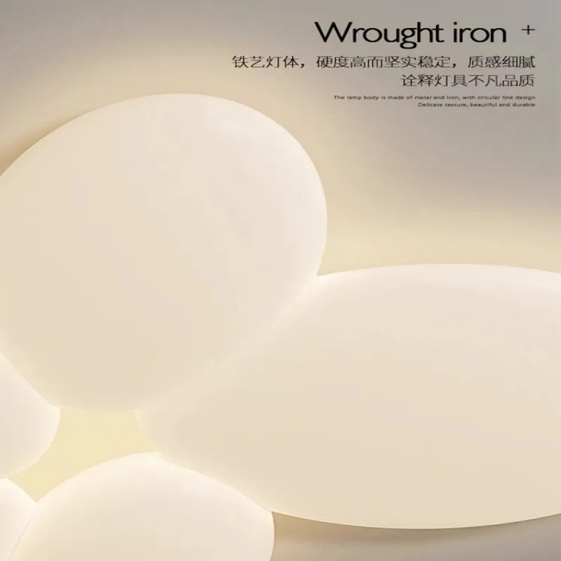 Milky white Ceiling Lamp esthetic room ceiling light fittings