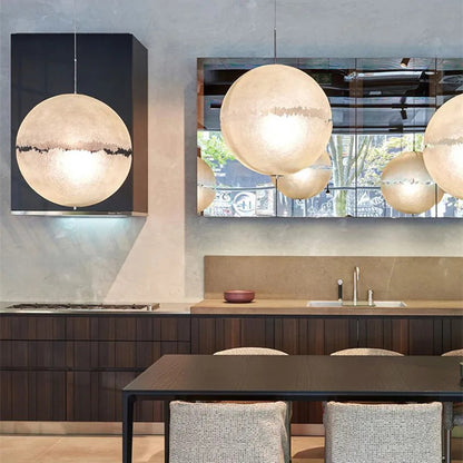 Danish design Moon Pendant light Italian Postkrisi Designer orb chandelier Atmosphere light