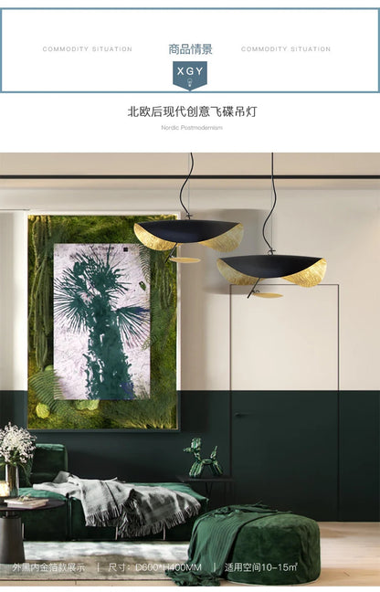 Catellani & Smith Lederam Manta Pendant Lamp Flying Saucer Hat industrial retro replica design lamp white black pendant light