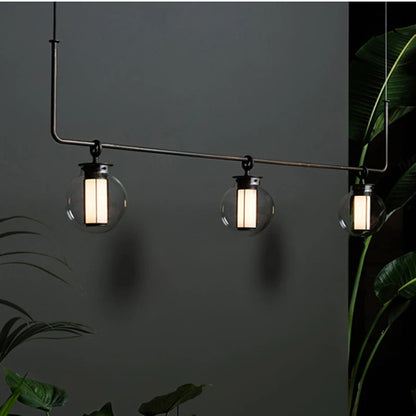 Bai Chandelier Postmodern crossbar design glass ball light