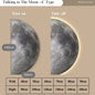 Moon Wall Painting Lamp Creative Minimalist Background wall sconce Wall picture light