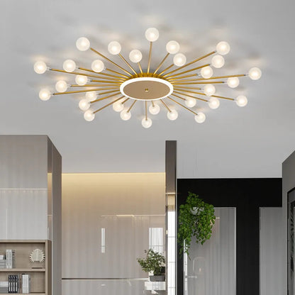 Modern glass ceiling light Living room kitchen light fixtures