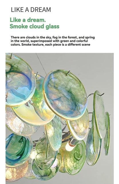 Camisa Murano Glass Chandelier Living Room art deco chandelier