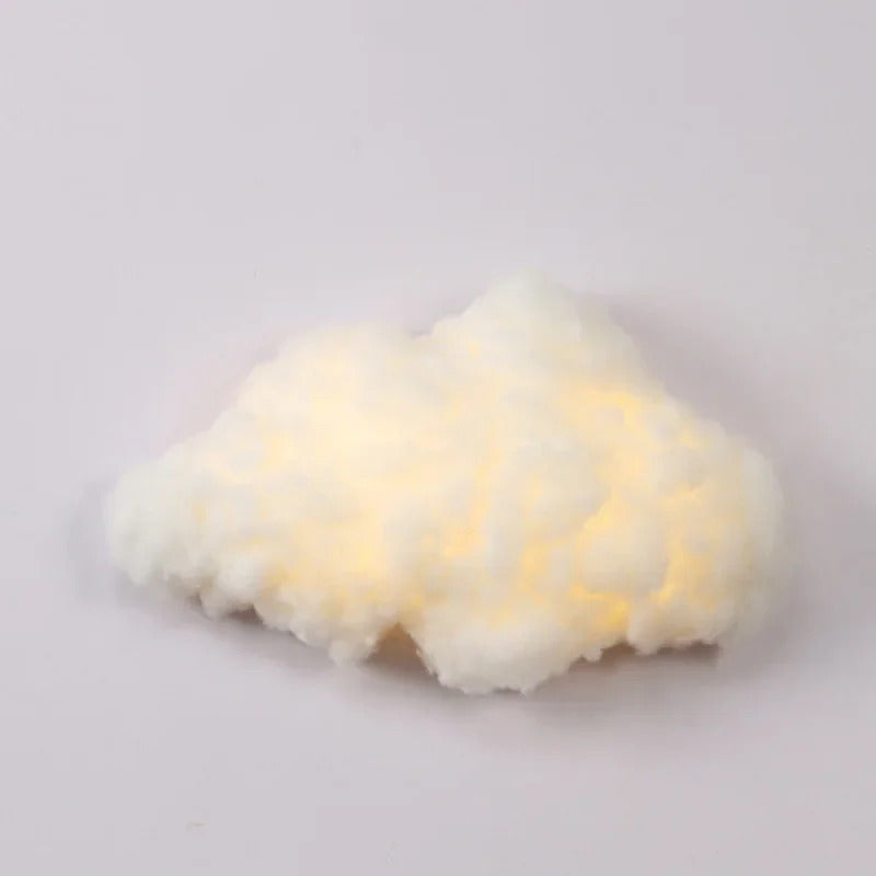 Novelty Cloud Wall Sconce Light Kids Children Bedroom Bedside Cartoon Cotton wall lamp