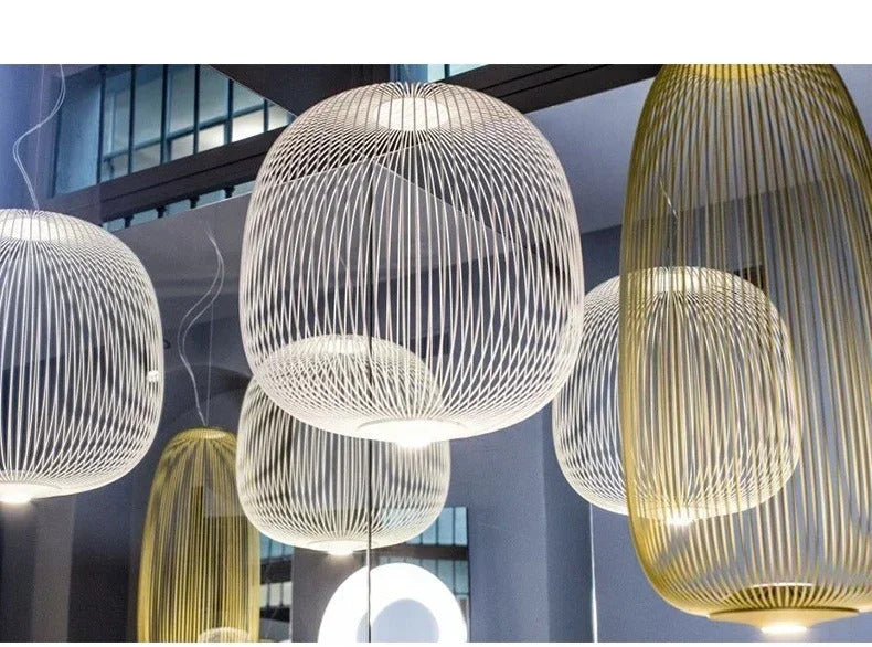 Creative Iron Pendant Lights Modern Chandelier Ceiling Lamp for Living Room Hanging Lamp Home Decor Dining Room Light Suspension